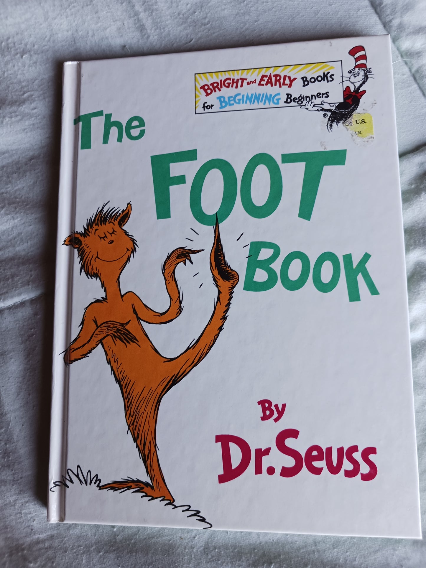 The Foot Book by Dr Seuss (HC, No DJ, Like New/No Flaws)