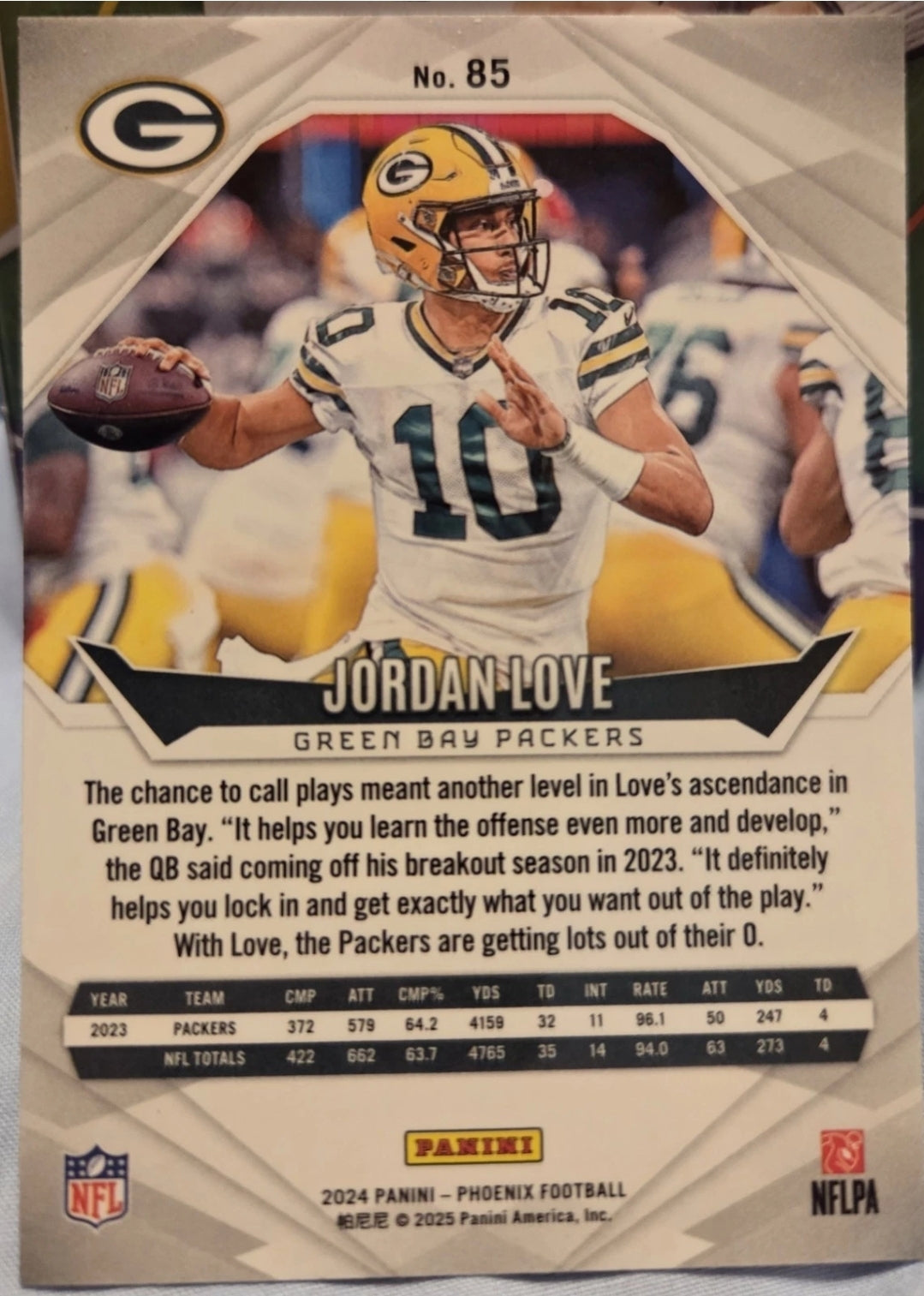 2024 Panini Phoenix - Jordan Love #85