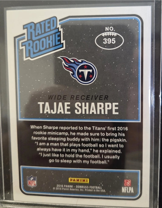 2016 Donruss - Rated Rookies Tajae Sharpe #395 (RC)