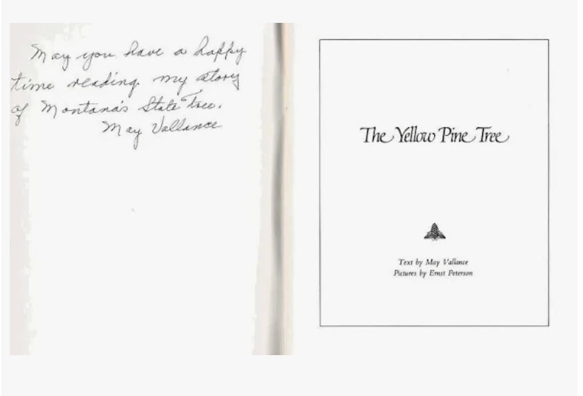 The Yellow Pine Tree by May Vallance (Signed by Author)