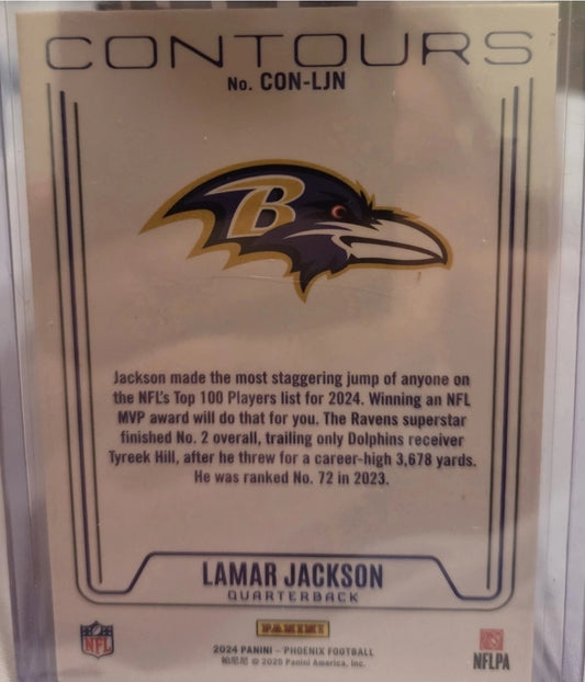 2024 Panini Phoenix - Contours Lamar Jackson #CON-LJN