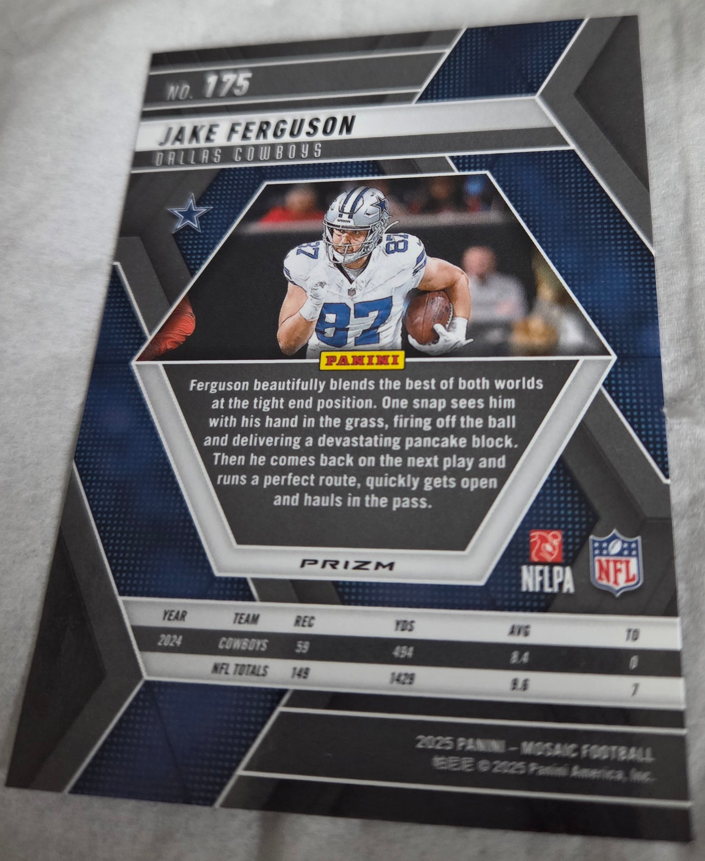 2025 Mosaic Jake Ferguson #175 Prism