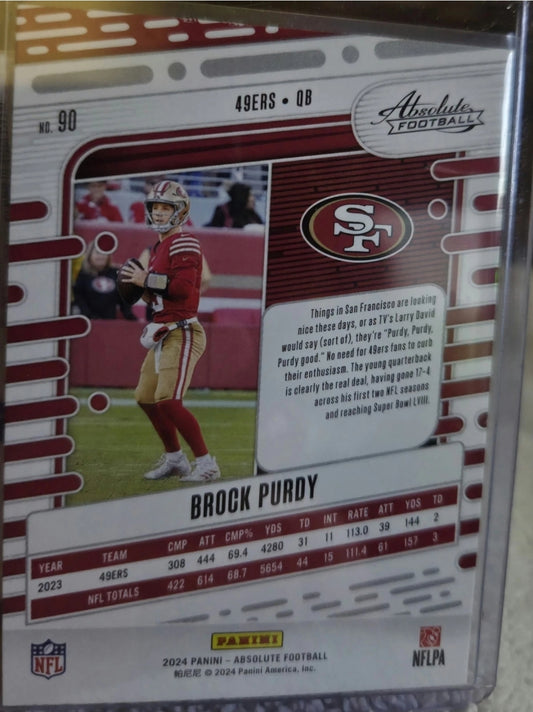 2024 Panini Absolute - Brock Purdy #90