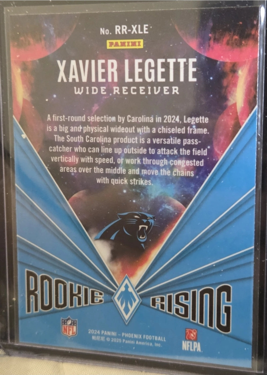 2024 Panini Phoenix - Rookie Rising Xavier Legette #RR-XLE (RC)