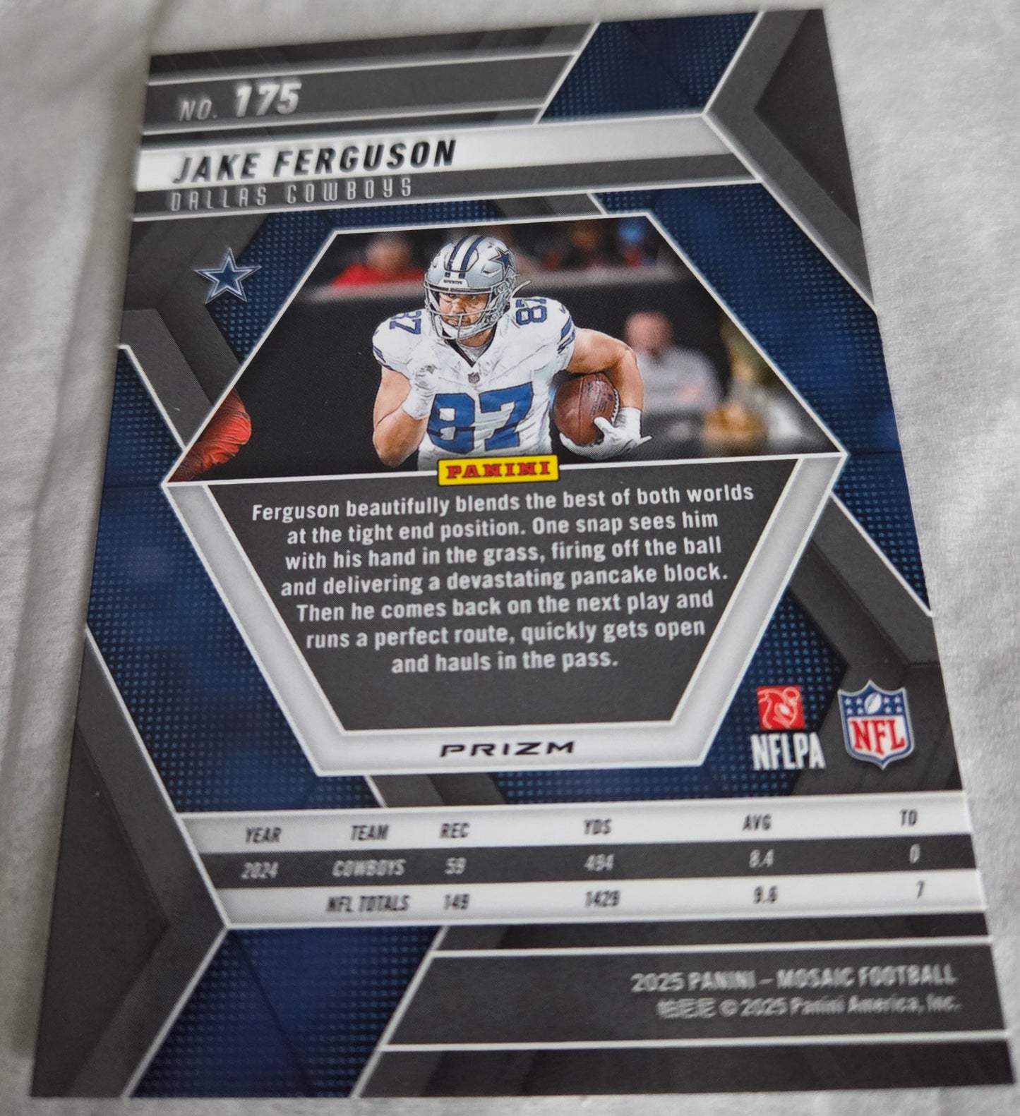 Jake Ferguson 2025 (Green) Panini Mosaic #175