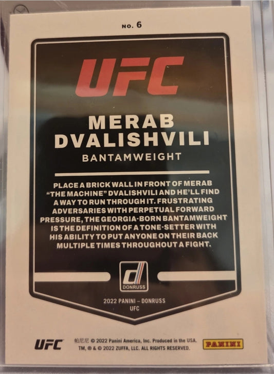 2022 Donruss UFC - Merab Dvalishvili #6