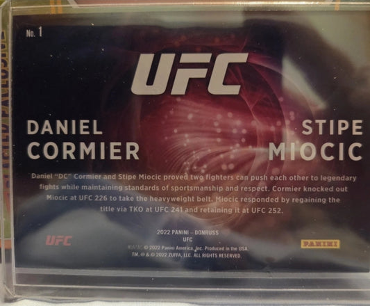 2022 Donruss UFC - Duos Stipe Miocic, Daniel Cormier #1