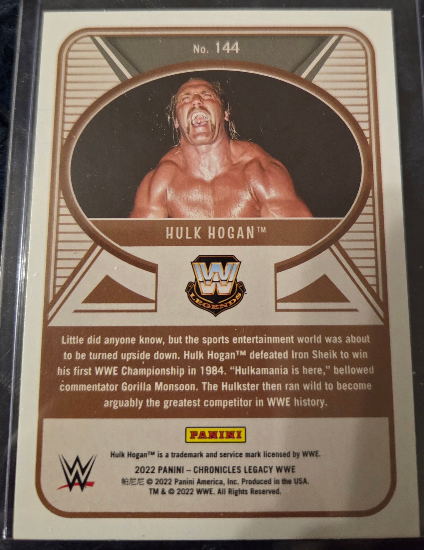 2022 Panini Chronicles WWE Hulk Hogan Legacy Base
