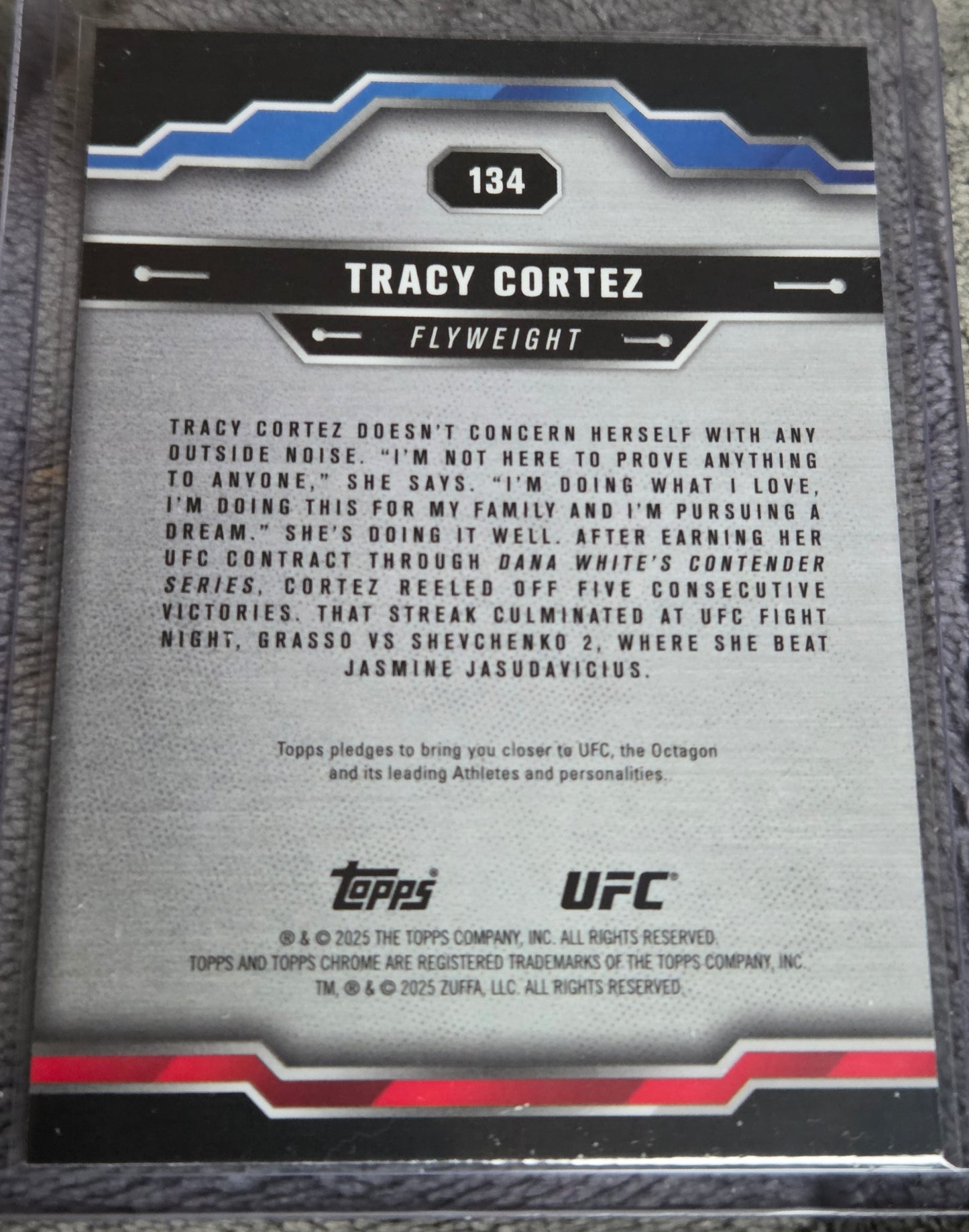 2025 Topps Chrome - Tracy Cortez #134 Prism Refractor