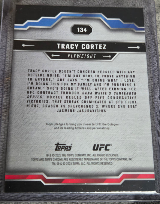 2025 Topps Chrome - Tracy Cortez #134 Prism Refractor