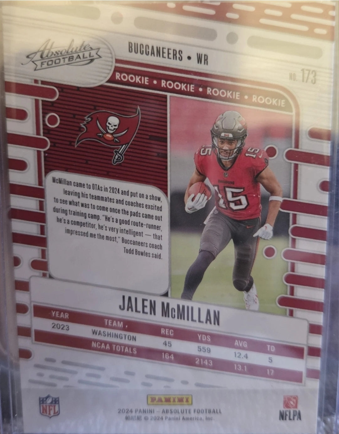 2024 Panini Absolute - Rookies Jalen McMillan #173 (RC)