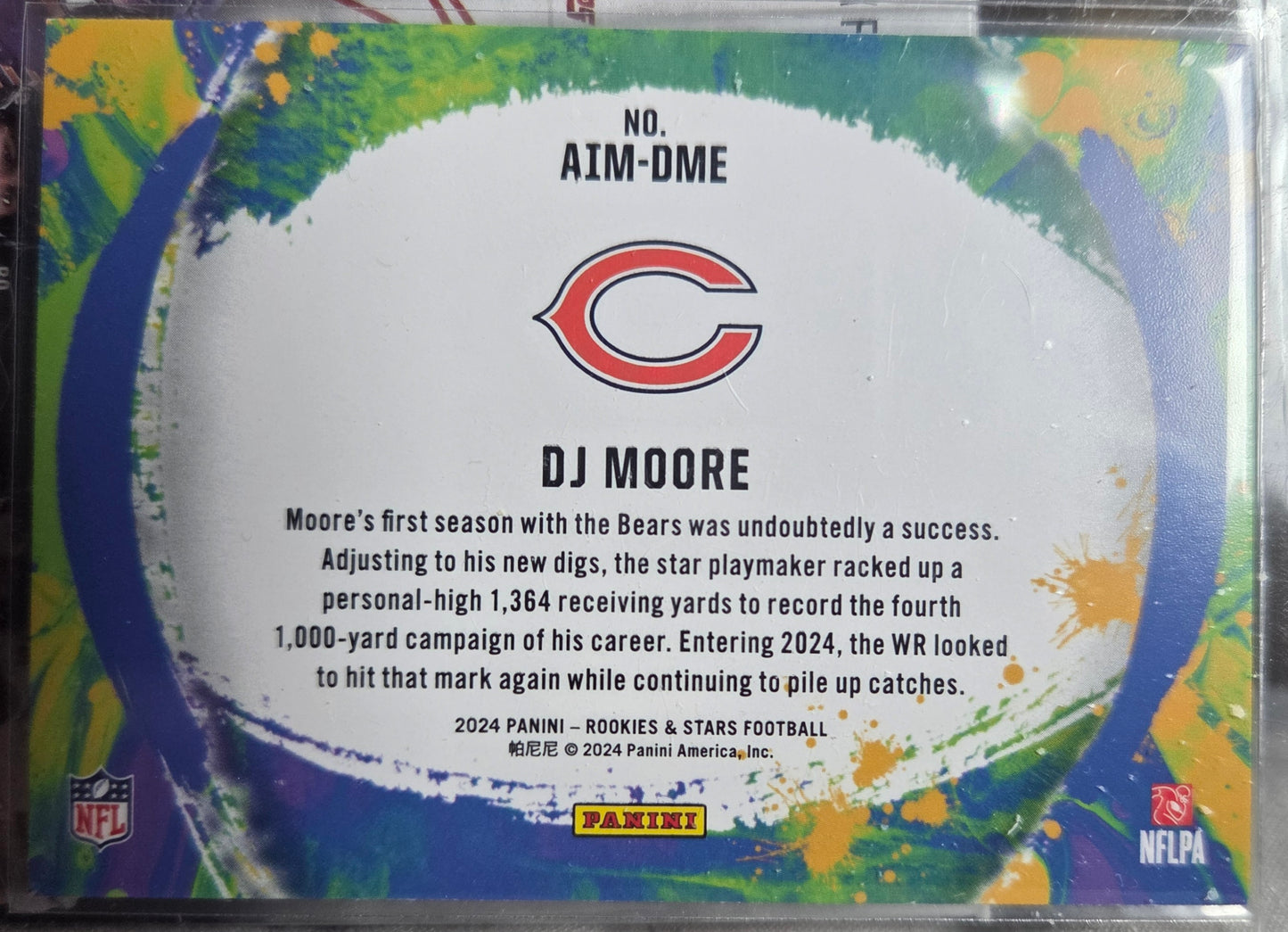 2024 Panini Rookies & Stars DJ Moore (Artistry in Motion)