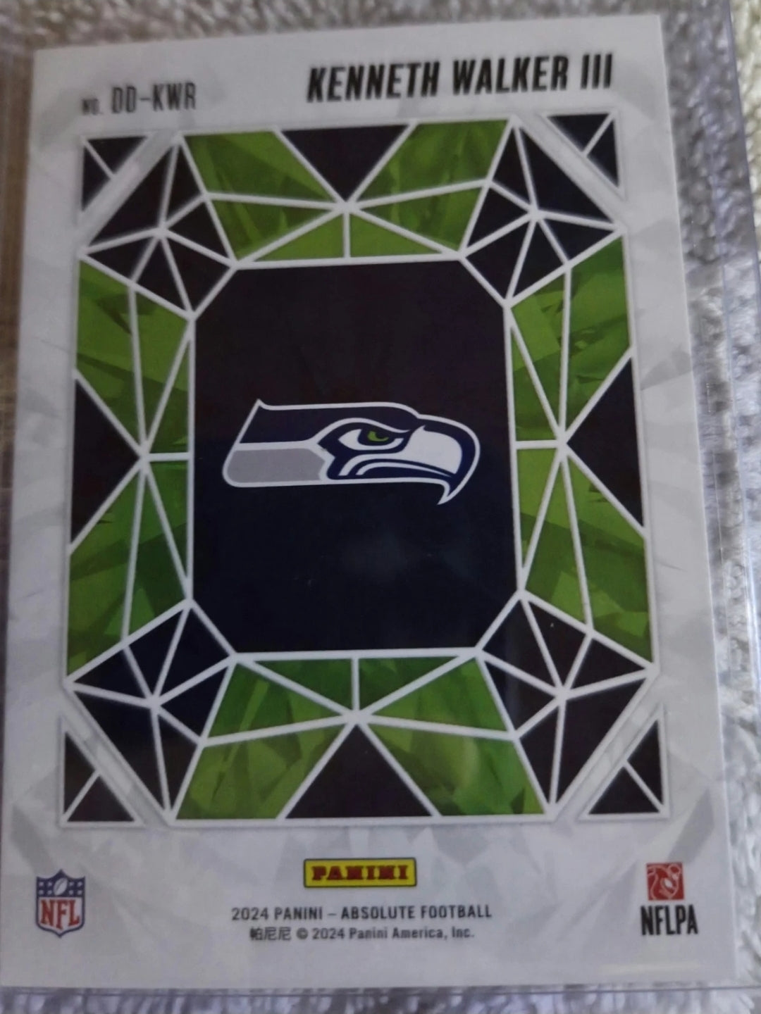 2024 Panini Absolute - Draft Diamonds Kenneth Walker III #DD-KWR