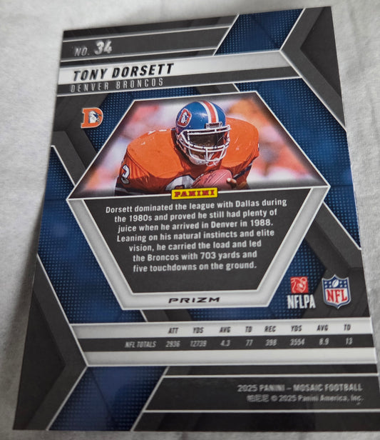 2025 Mosiac Tony Dorsett #34