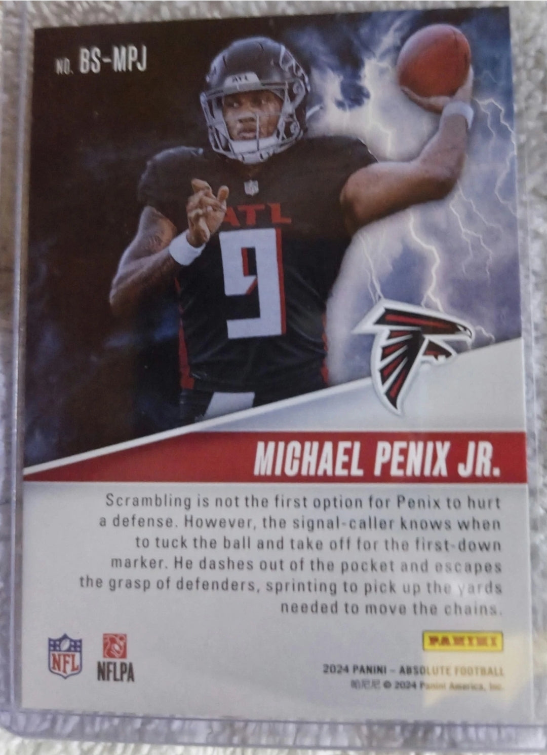 2024 Panini Absolute - By Storm Michael Penix Jr. #BS-MPJ (RC)