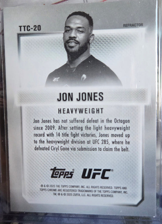 2025 Topps Chrome UFC Jon Jones - Top of the Class