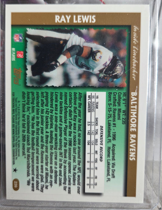 1997 Topps Ray Lewis 2nd Year Card