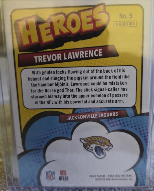 2024 Panini Prestige - Heroes Trevor Lawrence #5