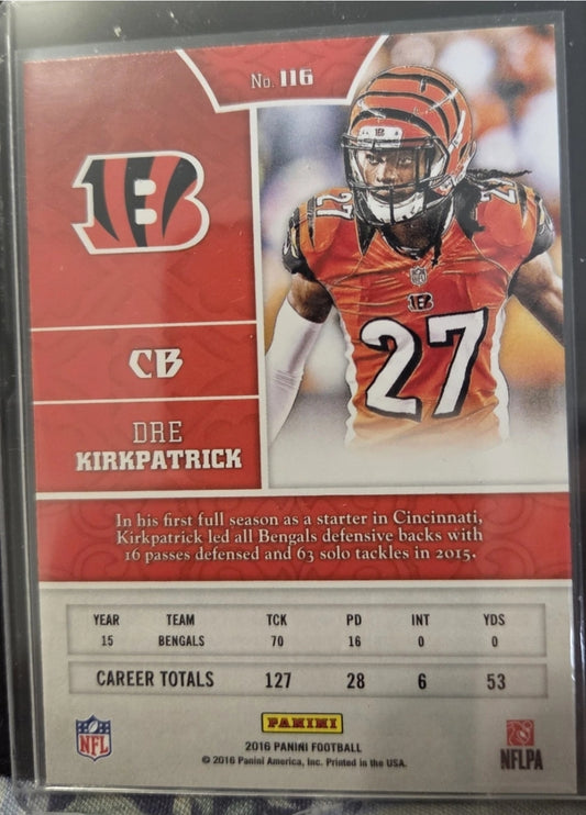 2016 Panini - Dre Kirkpatrick #116 Shining Armor