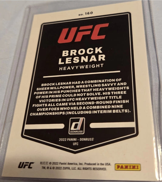 2022 Donruss UFC - Brock Lesnar #160