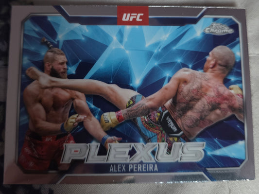 2025 Topps Chrome UFC - Plexus Alex Pereira #PLX-13