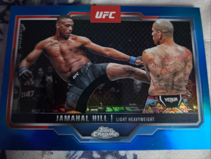 2025 Topps Chrome UFC SAPPHIRE Jamahal Hill Blue Sapphire