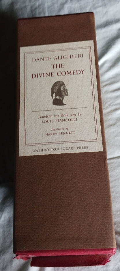 Divine Comedy Trilogy by Dante Alighieri (HC, DJ, Slip Cover)