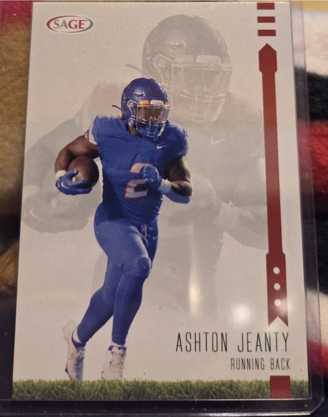 2024 Sage Ashton Jeanty Low Series Red RC #55