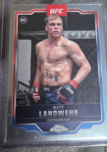 2025 Topps Chrome UFC - Nate Landwehr #85 (RC)