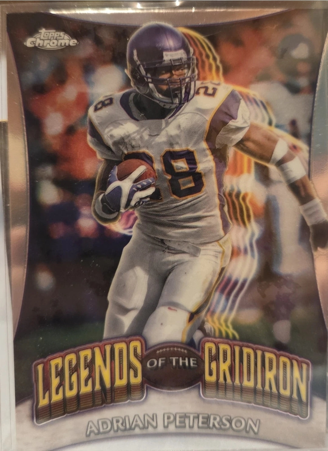 2024 Topps Chrome - Legends of the Gridiron Adrian Peterson #LOG-16