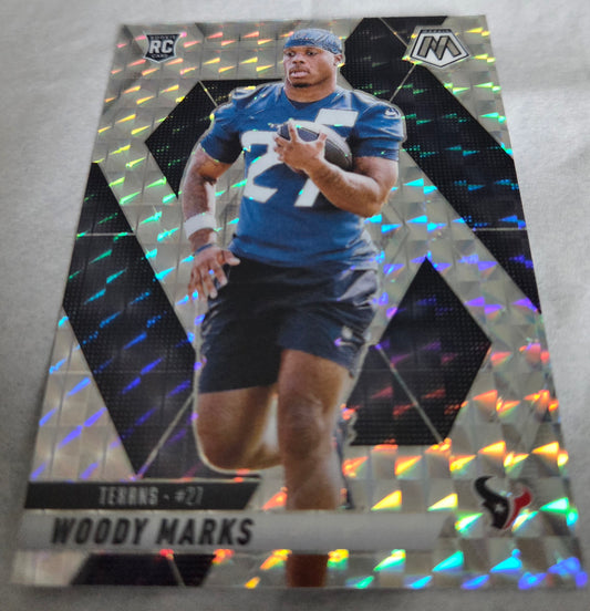 2025 Panini Mosiac - Woody Marks Rookie #395 (Mosaic parallel)