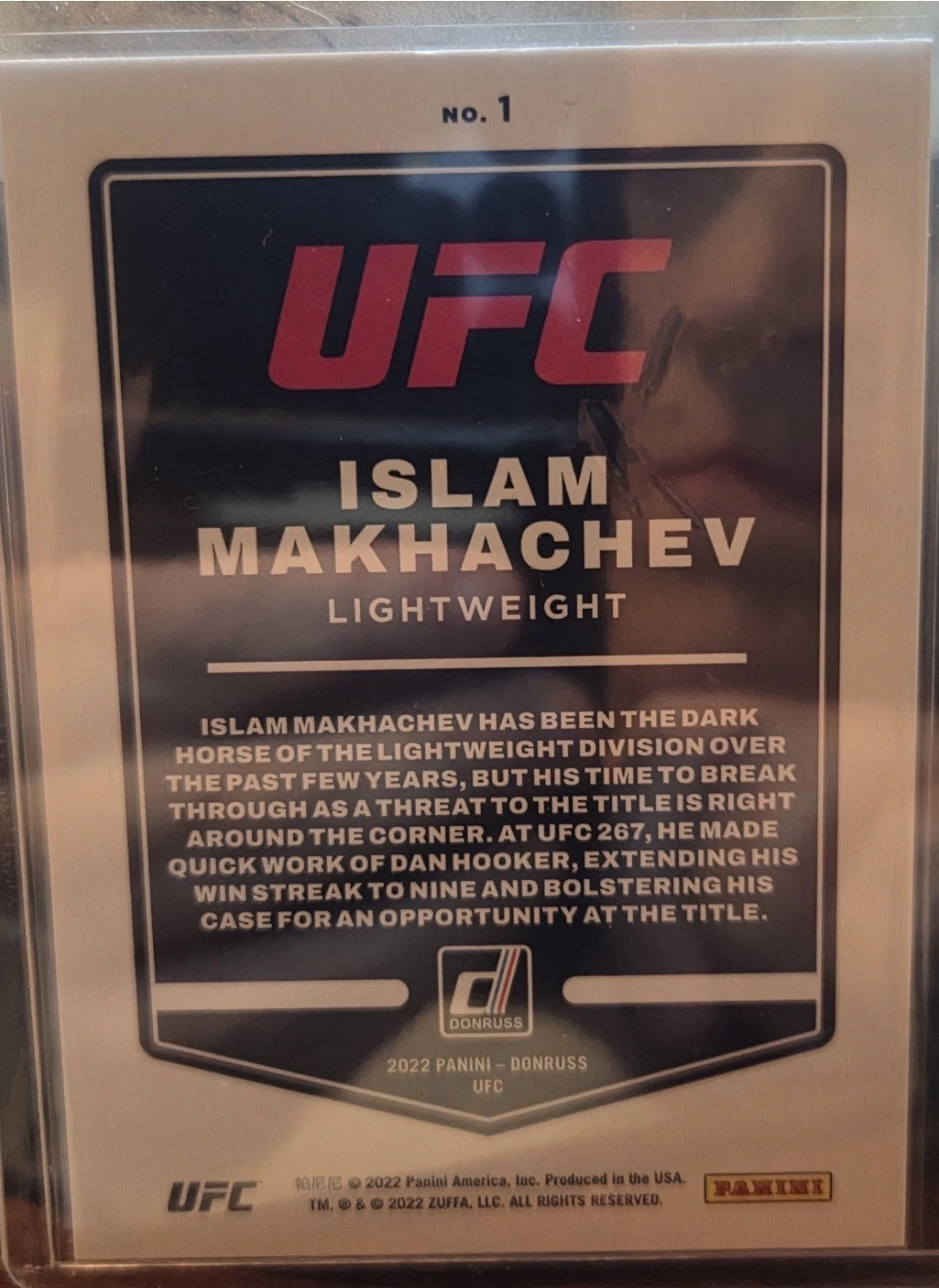 2022 Donruss UFC - Islam Makhachev #1