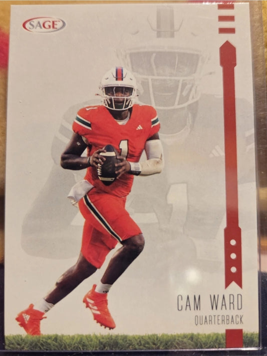 Cam Ward  2024 Rookie Card Sage #1 Titans First Pick!!!!