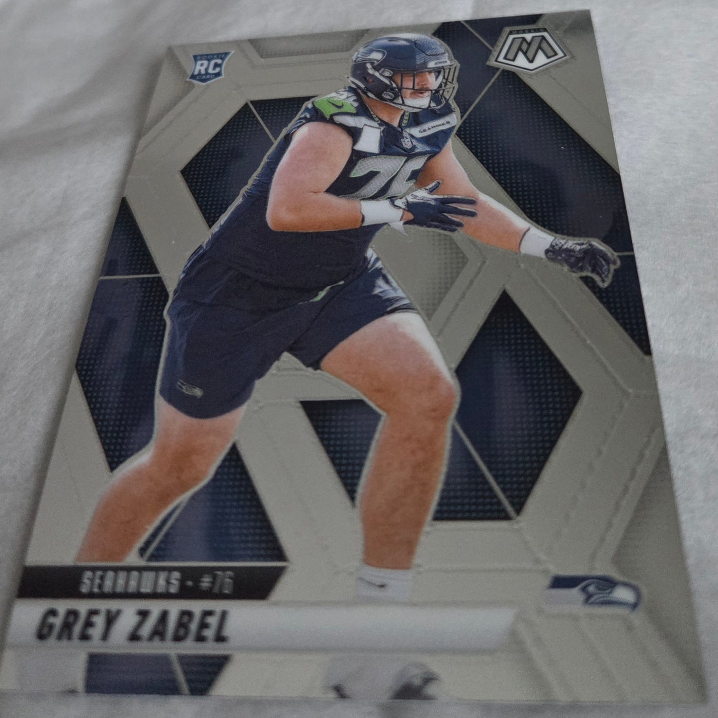2025 Mosaic Grey Zabel Base Rookie Card #328