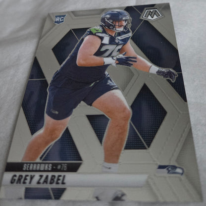 2025 Mosaic Grey Zabel Base Rookie Card #328