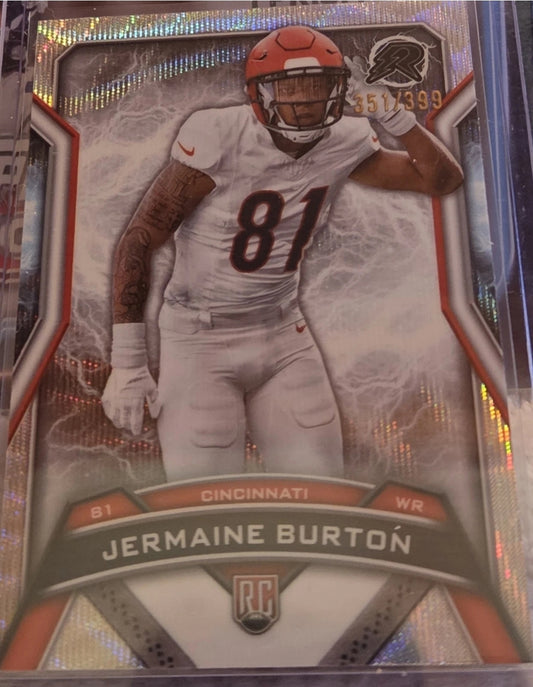 2024 Topps Resurgence Rookies Jermaine Burton #118 Prism Refractor (RC)