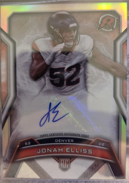 2024 Topps Resurgence - Rookie Signatures Jonah Elliss #RRS-JE