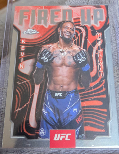 2025 Topps Chrome UFC Kevin Holland Fired Up #FUP-23