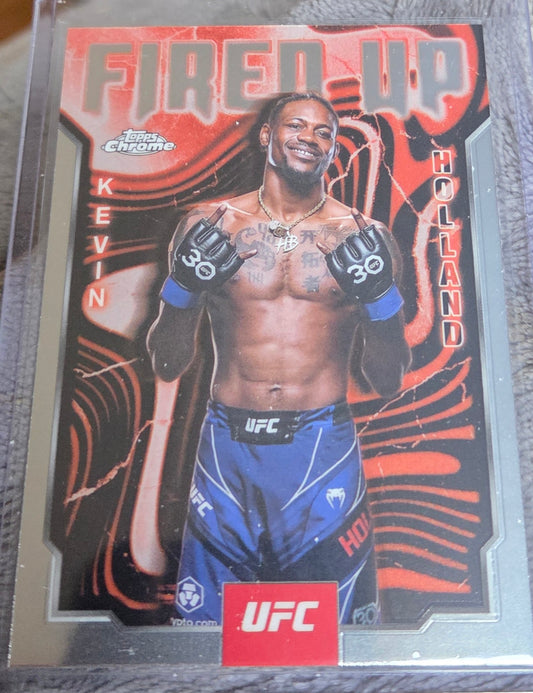 2025 Topps Chrome UFC Kevin Holland Fired Up #FUP-23