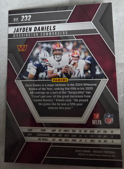 2025 Panini Mosaic - Jayden Daniels #232