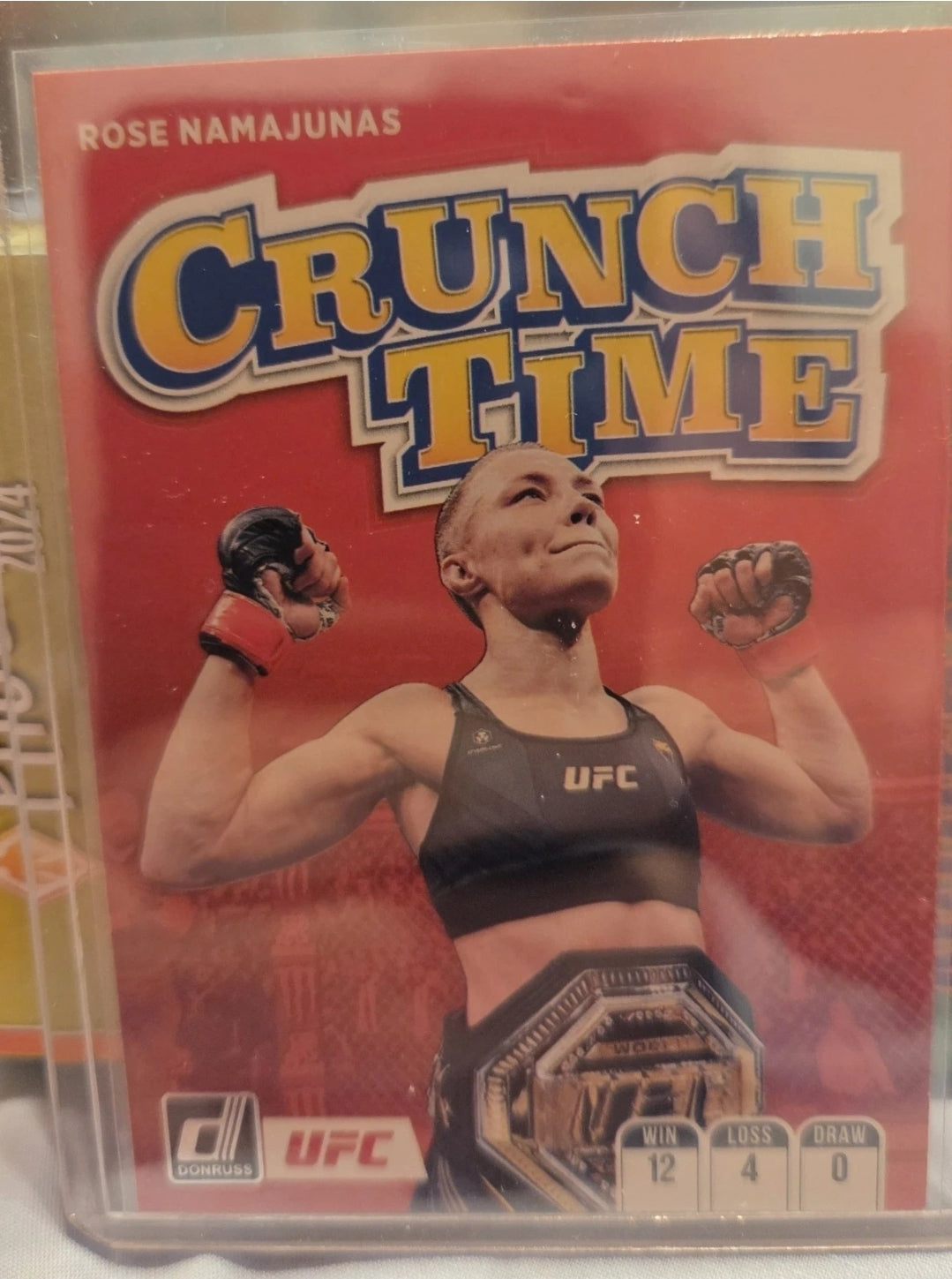 2022 Donruss Crunch Time Rose Namajunas #7 AND Octagon Marvels Rose Namajunas #9