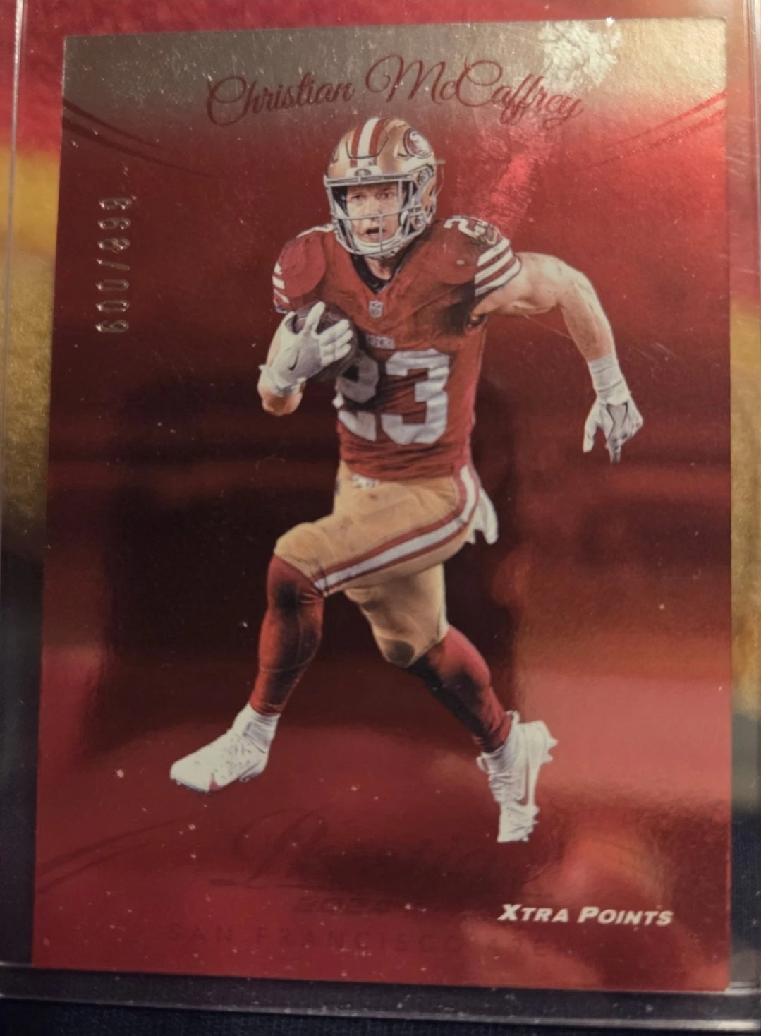 2024 Panini Prestige - Christian McCaffrey #260 Xtra Points Red /999