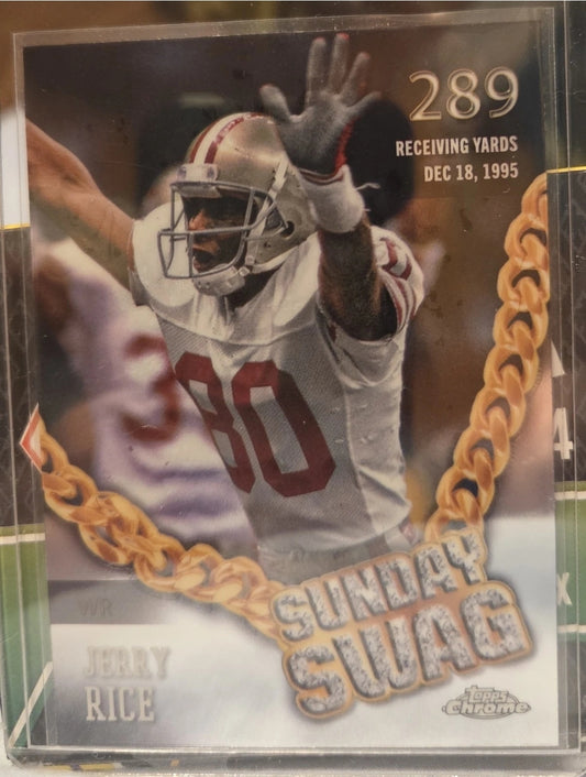 2024 Topps Chrome - Sunday Swag Jerry Rice #SS-3