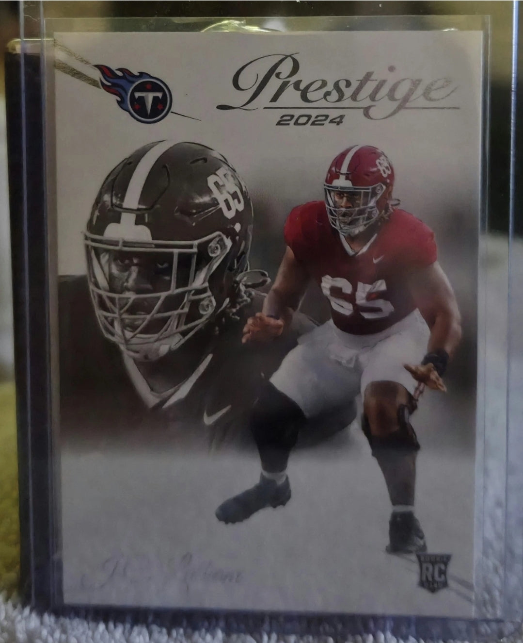 JC Latham Rookie 2024 Panini Prestige #316 RC Tennessee Titans