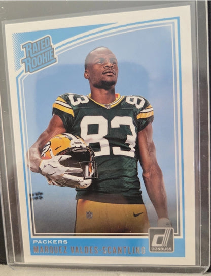 2018 Panini Donruss Rated Rookie Marquez Valdes-Scantling #336 (RC)