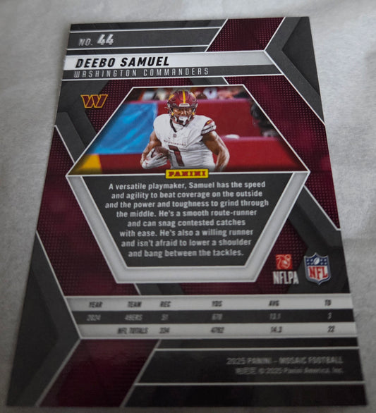 2025 Panini Mosaic Deebo Samuel #44