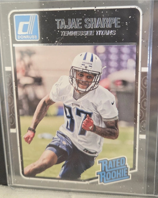 2016 Donruss - Rated Rookies Tajae Sharpe #395 (RC)
