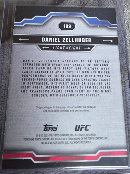 2025 Topps Chrome UFC - Daniel Zellhuber #189 (RC)