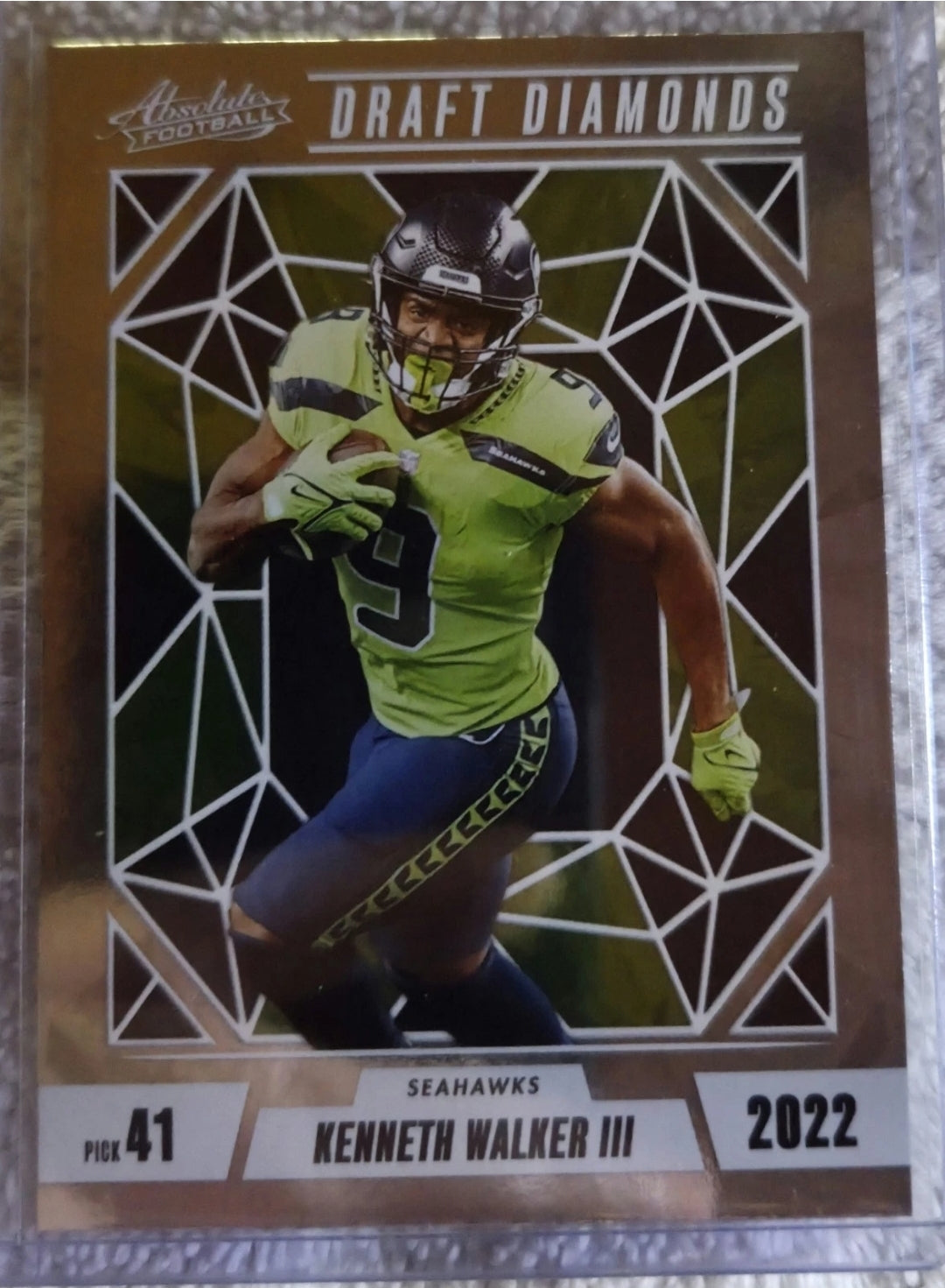 2024 Panini Absolute - Draft Diamonds Kenneth Walker III #DD-KWR