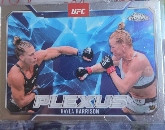 2025 Topps Chrome UFC Plexus Kayla Harrison (Blue)
